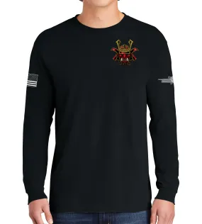 22nd Shoguns Long Sleeve 50-50 Blend Unisex Shirt. This shirt IS approved for PT