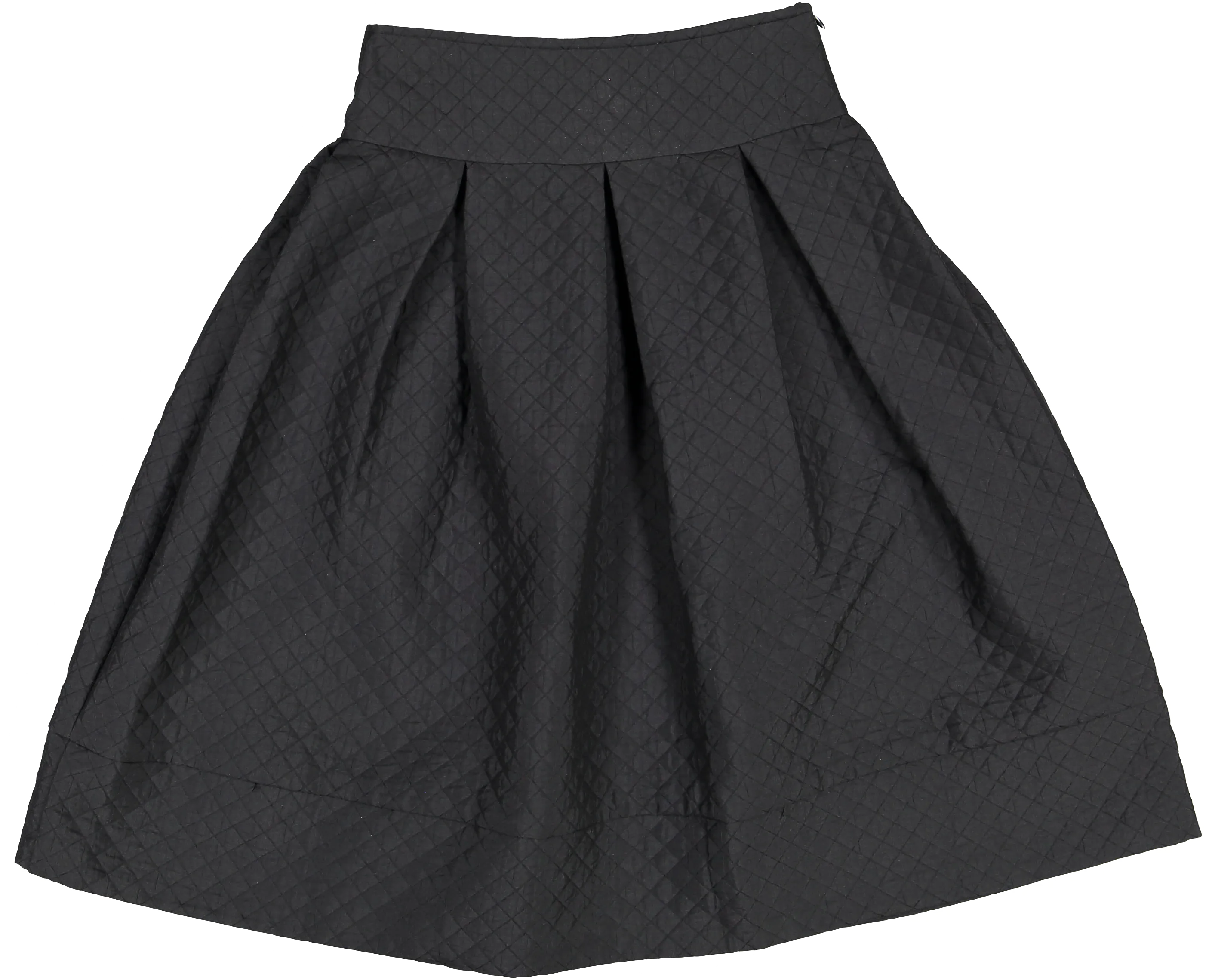 34205-SKIRT-Quilted Black