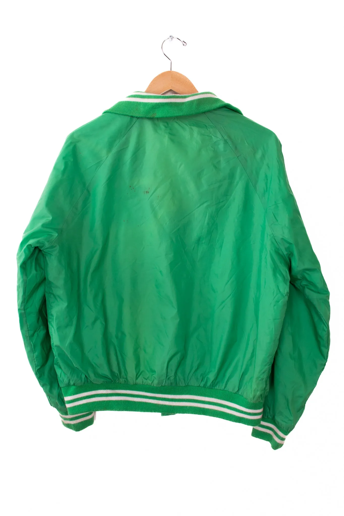 90s Coachmen Green Varsity Nylon Jacket