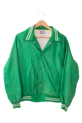 90s Coachmen Green Varsity Nylon Jacket