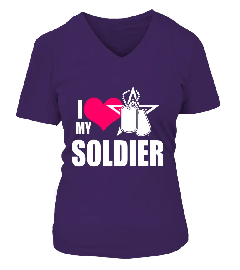 Army Mom I Love My Soldier T-shirts