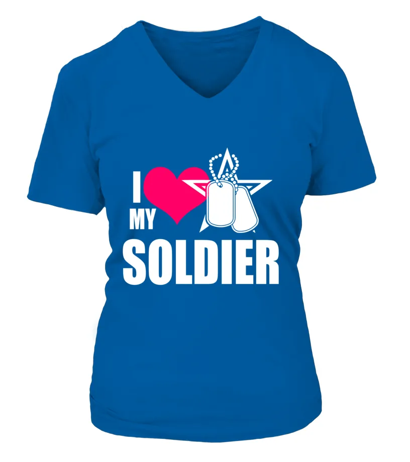 Army Mom I Love My Soldier T-shirts