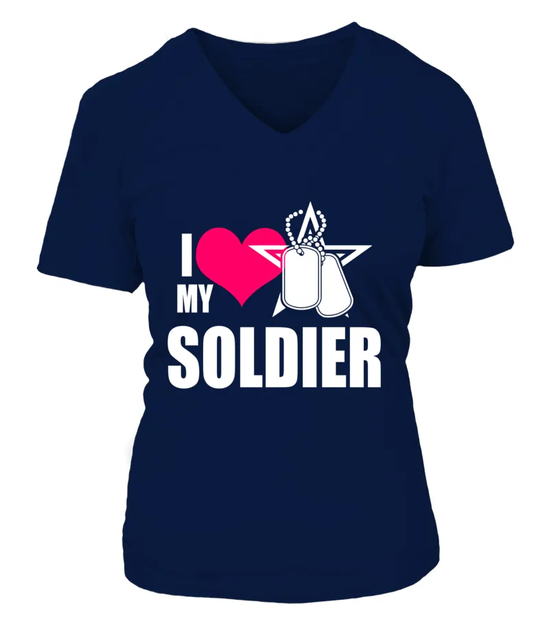 Army Mom I Love My Soldier T-shirts