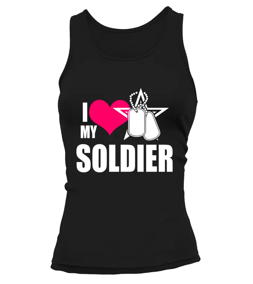 Army Mom I Love My Soldier T-shirts