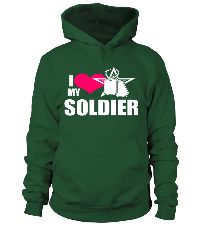 Army Mom I Love My Soldier T-shirts