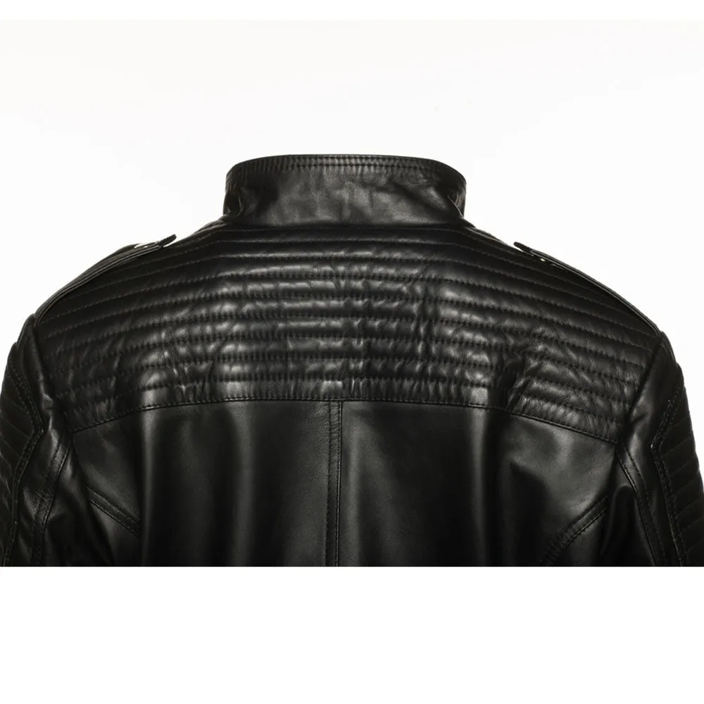 Azura Black women's biker jacket