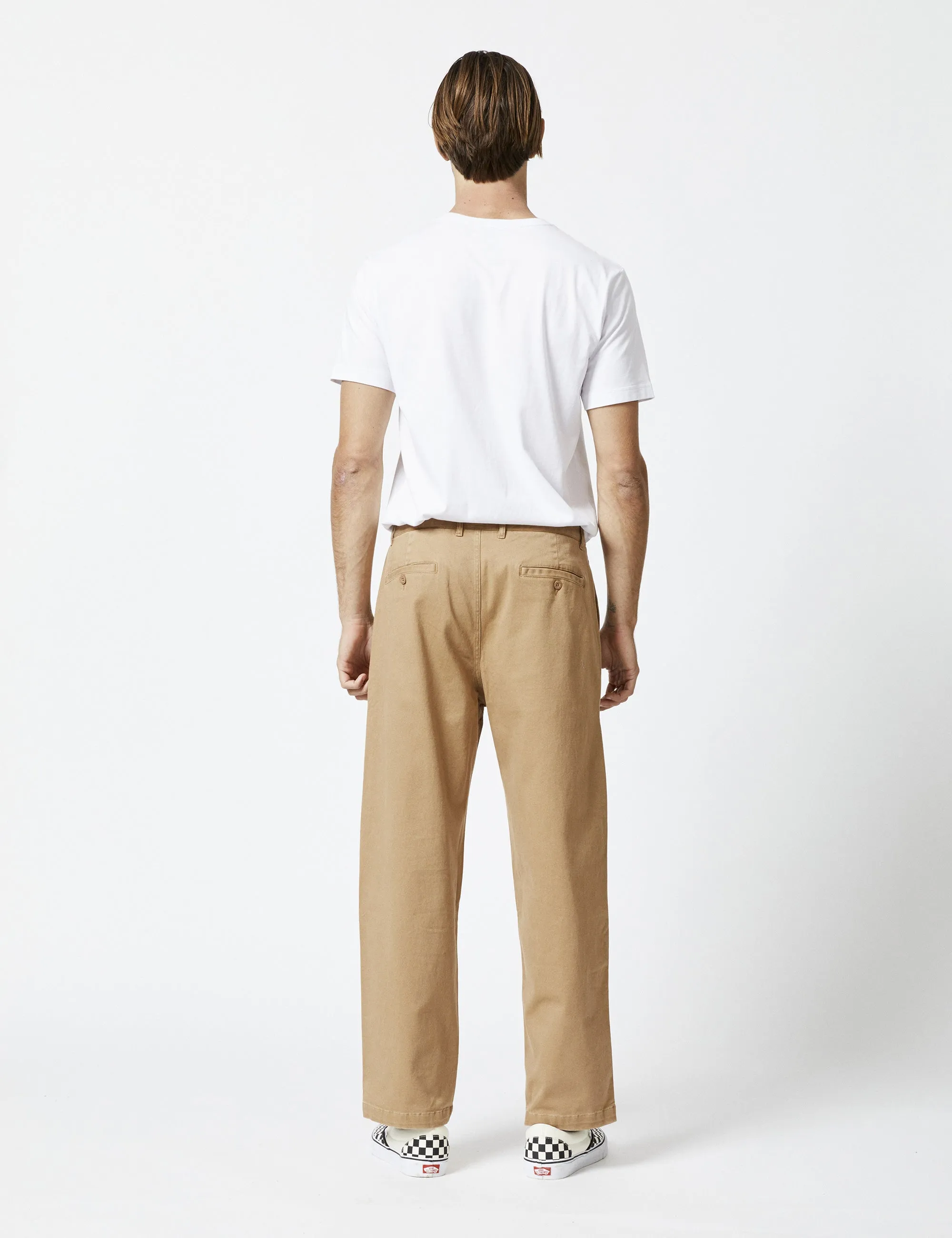 Brooklyn Pleated Pant - Khaki