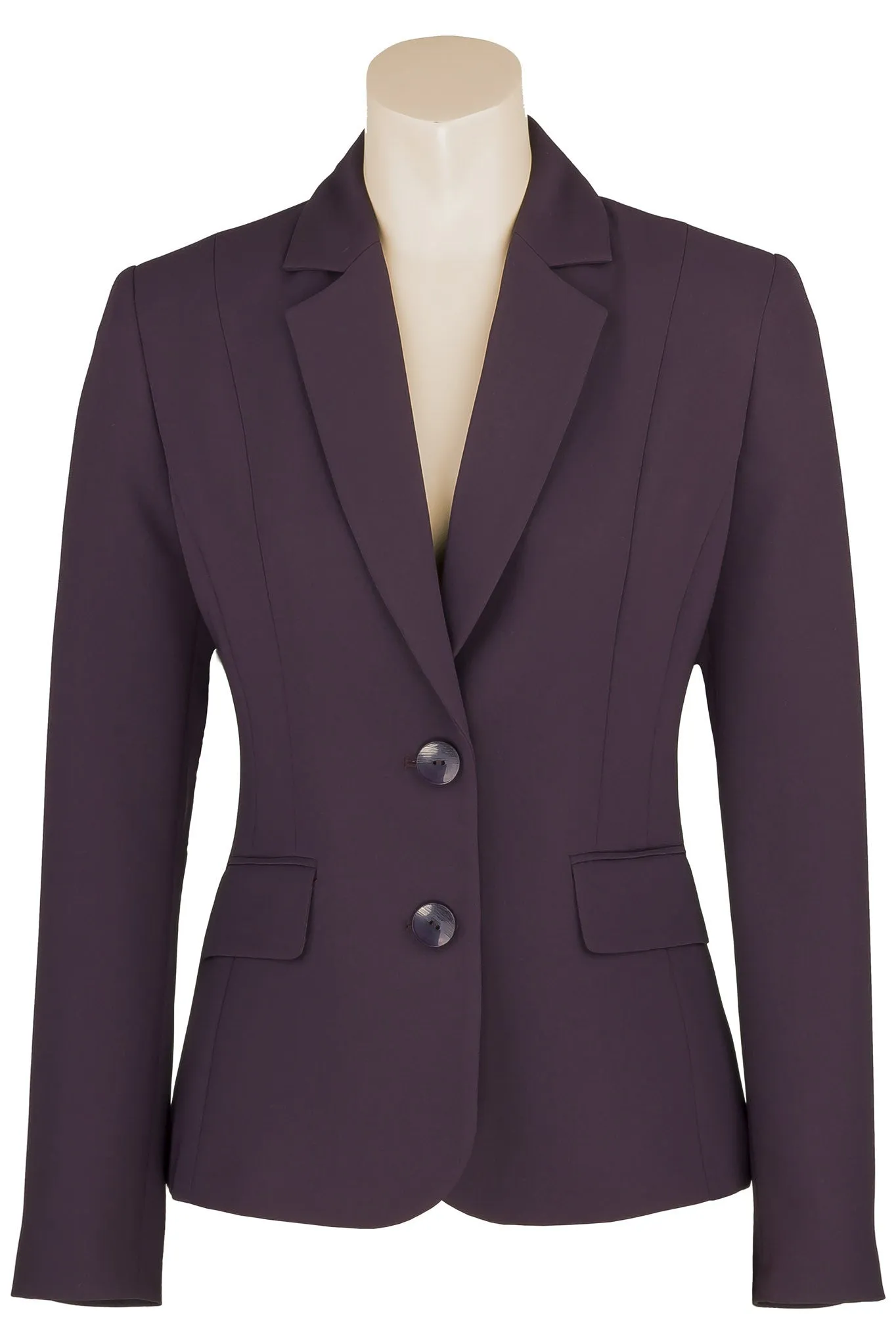 Busy Clothing Womens Dark Purple Suit Jacket