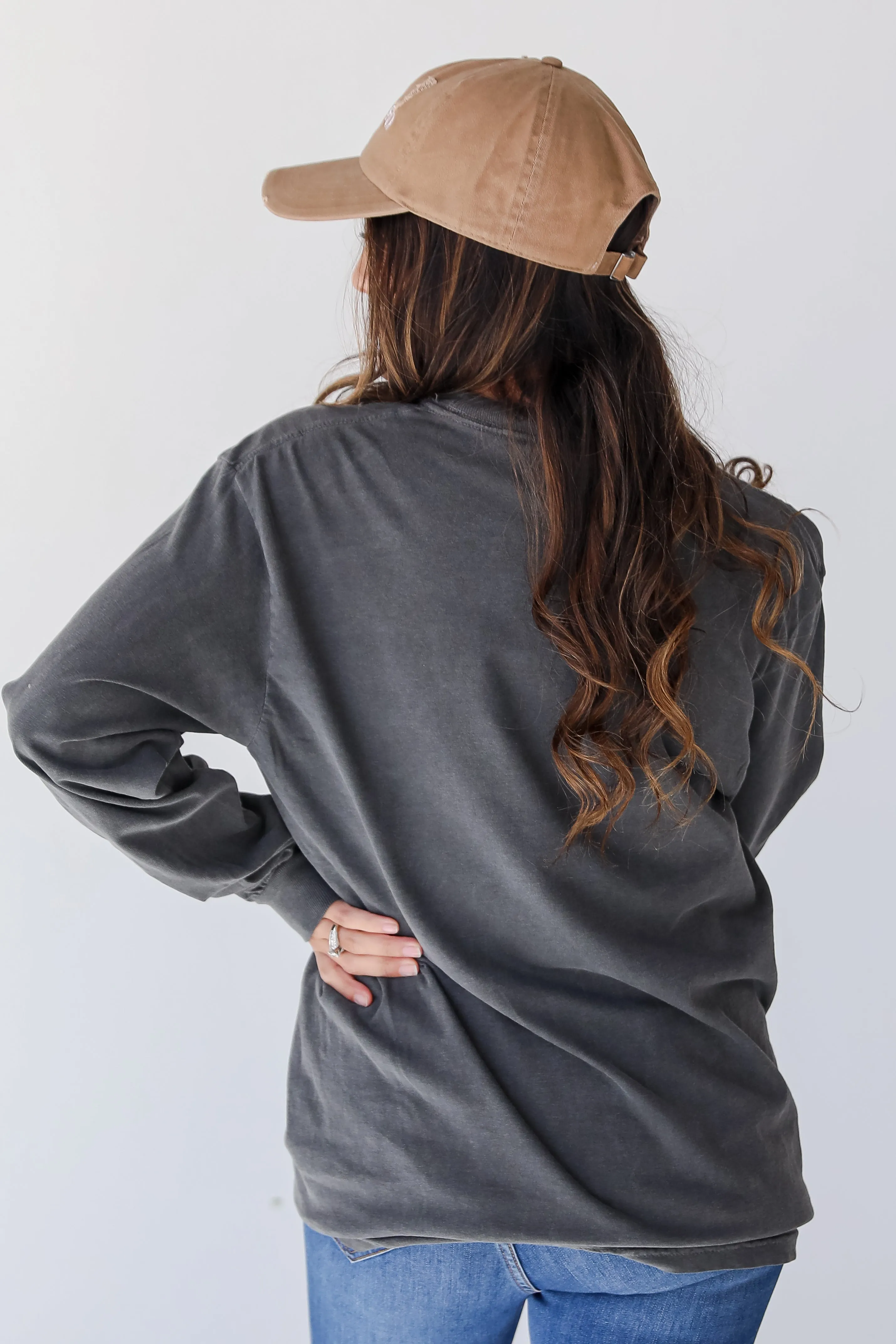 Charcoal Dahlonega Georgia Long Sleeve Tee