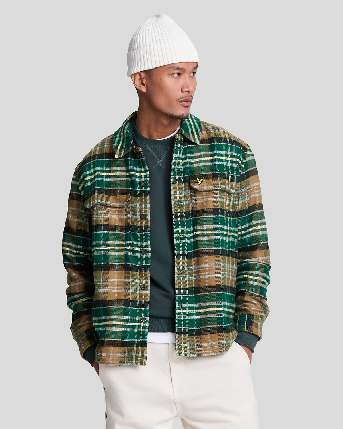 Check Flannel Overshirt