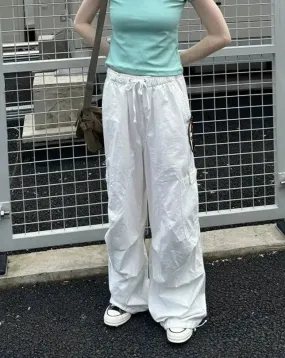 Drawstring Loose Track Pants