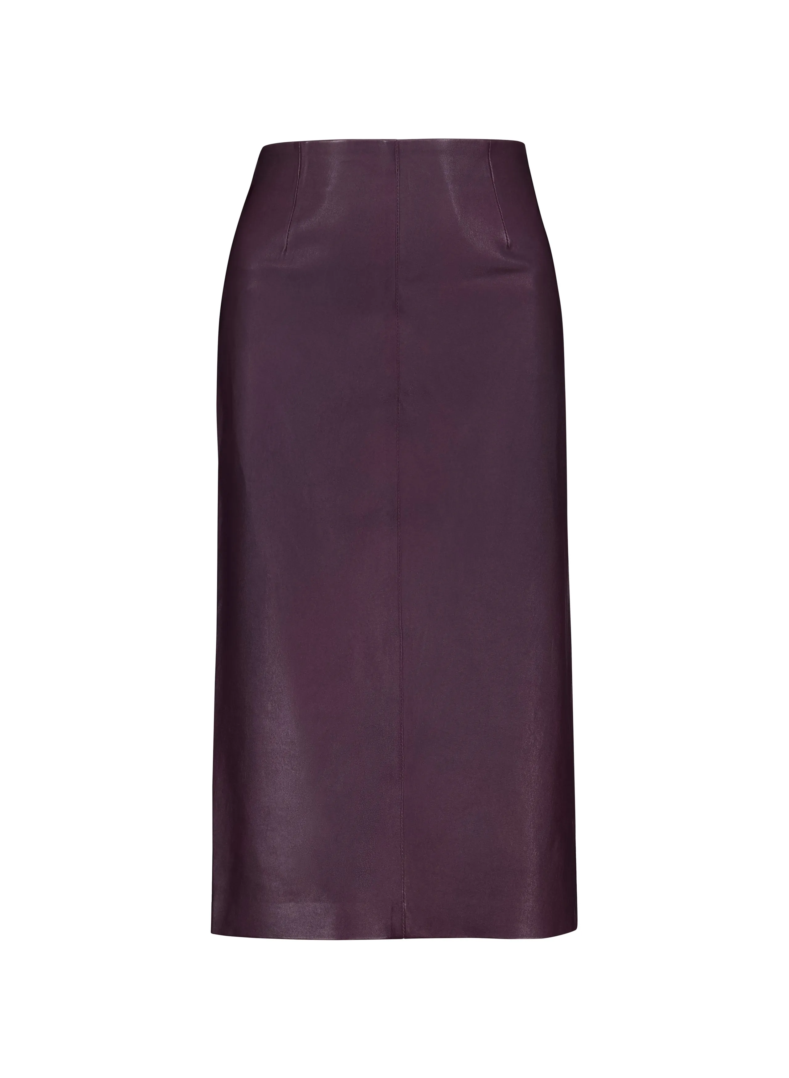 Eilidh Stretch Leather Skirt