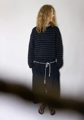 Jako Sweater in Navy Stripe