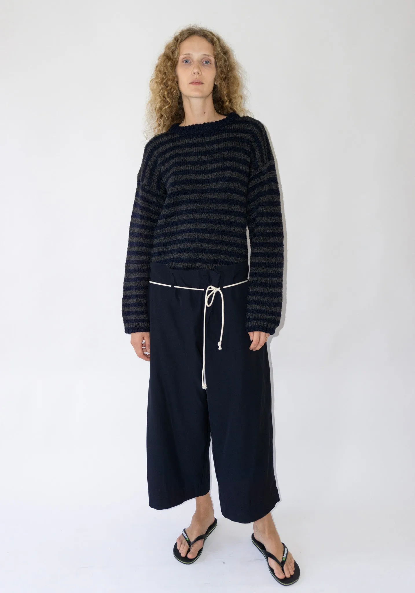 Jako Sweater in Navy Stripe