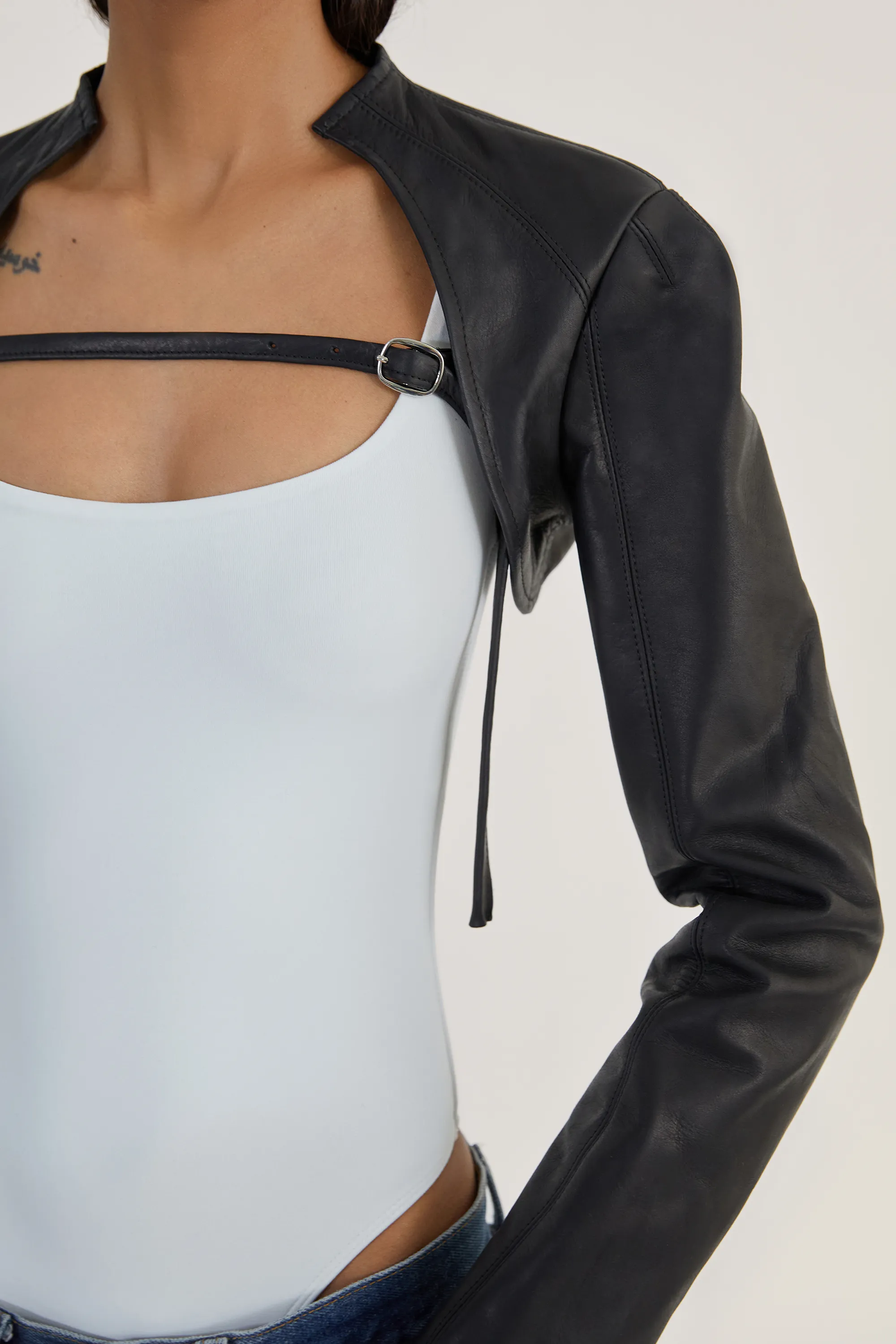 Leather Rider Bolero