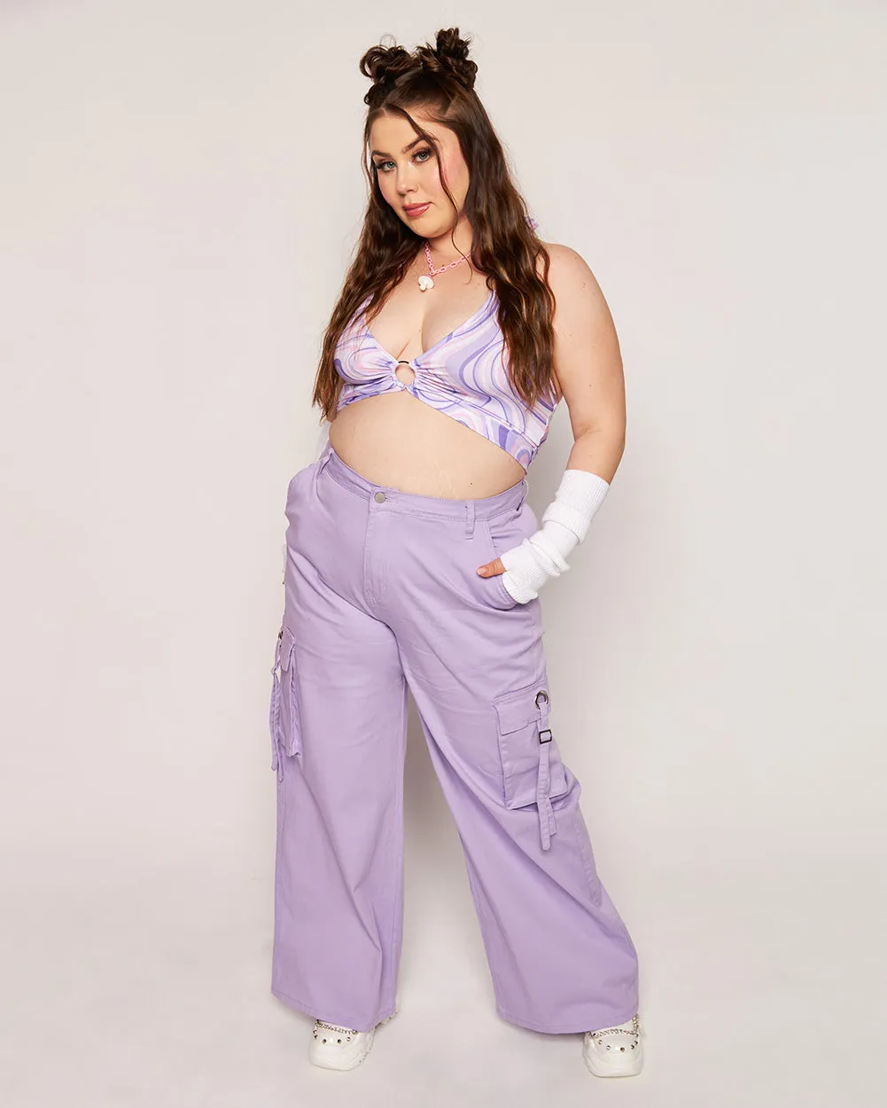 Lilac Loving Wide Leg Pants