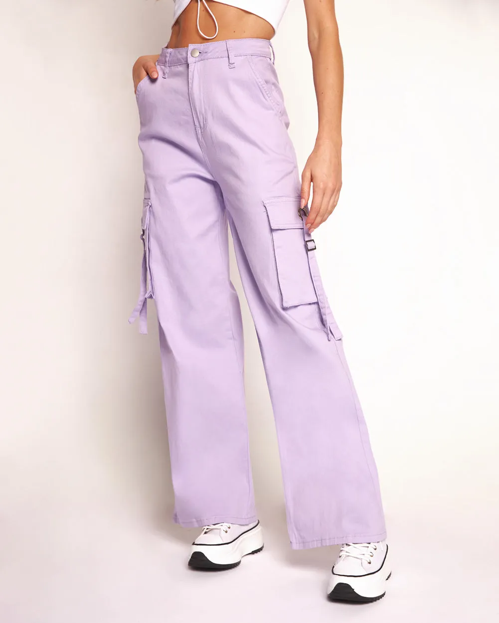 Lilac Loving Wide Leg Pants