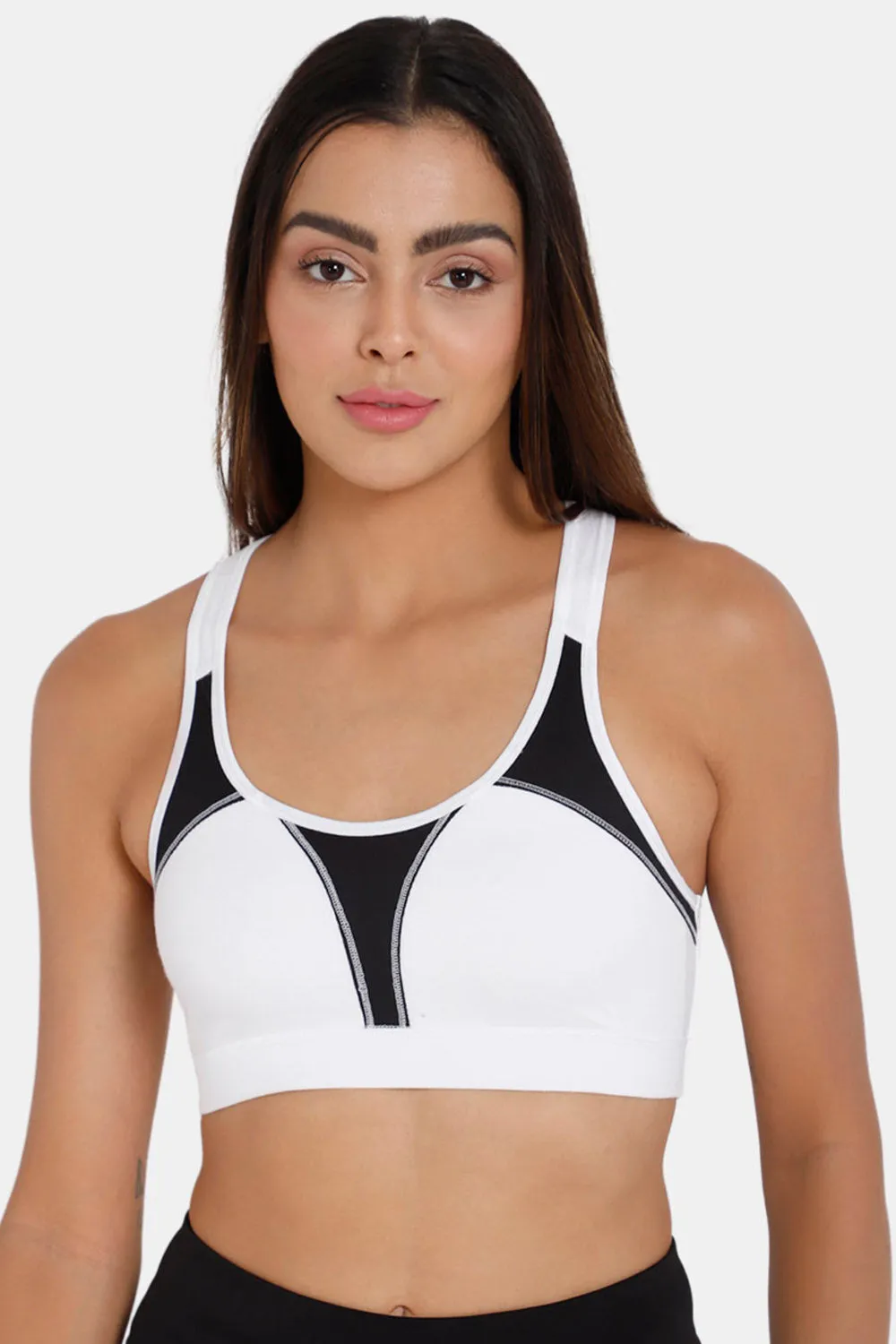 Medium Coverage Non-Padded Non - Wired Intimacy Active Sports Bra - CA09