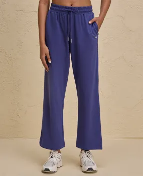 Nykd By Nykaa Summer Essential Comfort Cotton Terry Lounge Pants -NYLE606-Blue