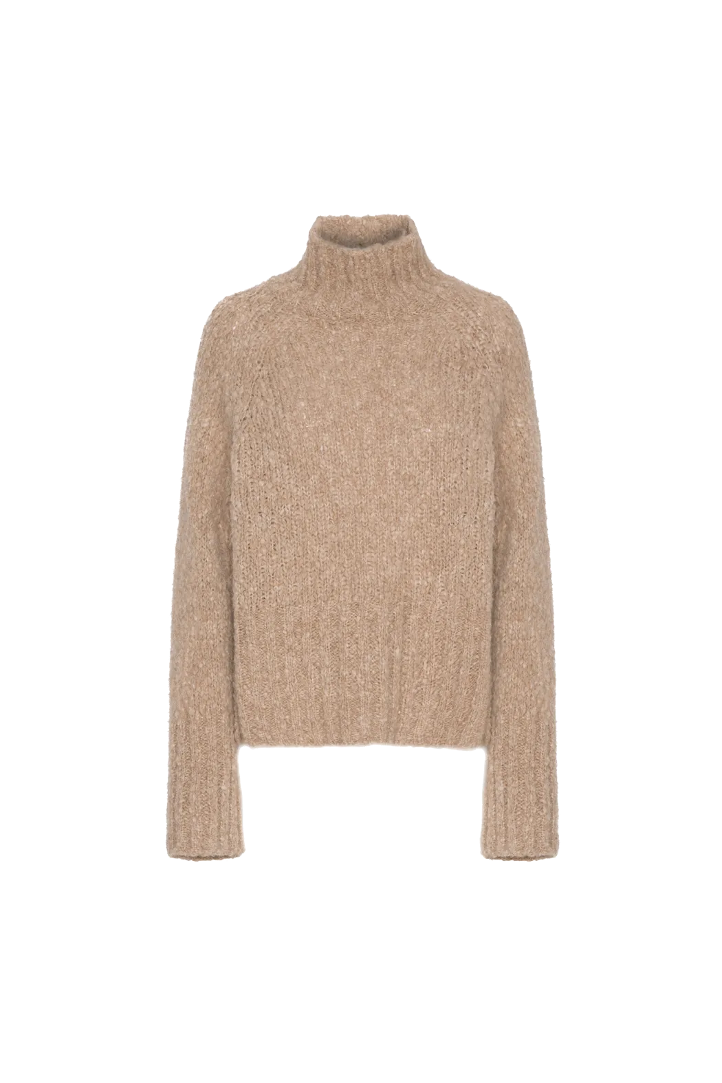 Pelucia New T-Neck - Camel Melange