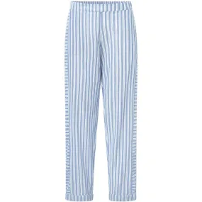 Striped print Beate pants / 100132 - Blue Yarndye Stripe