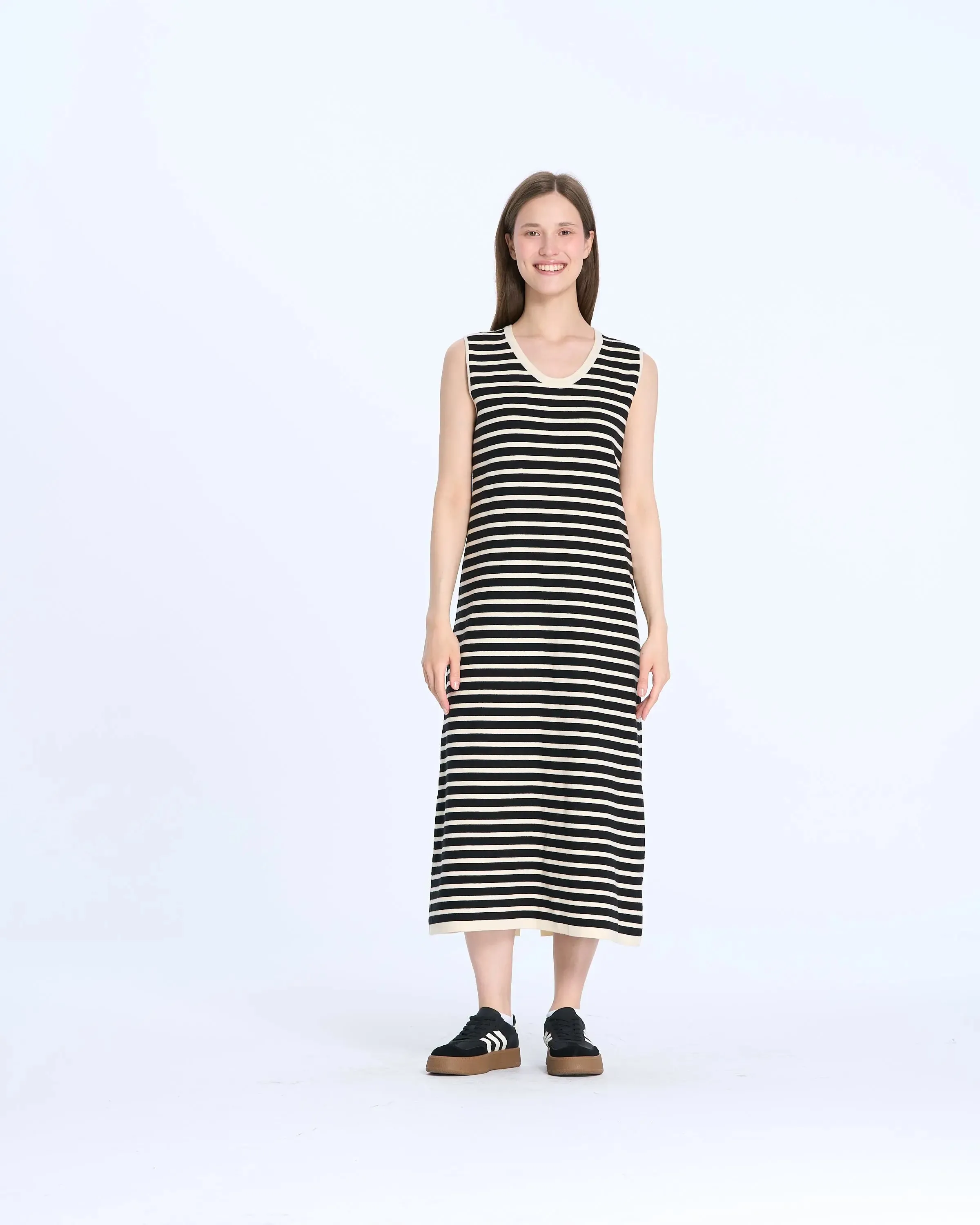 T3075 Long Shift Dress