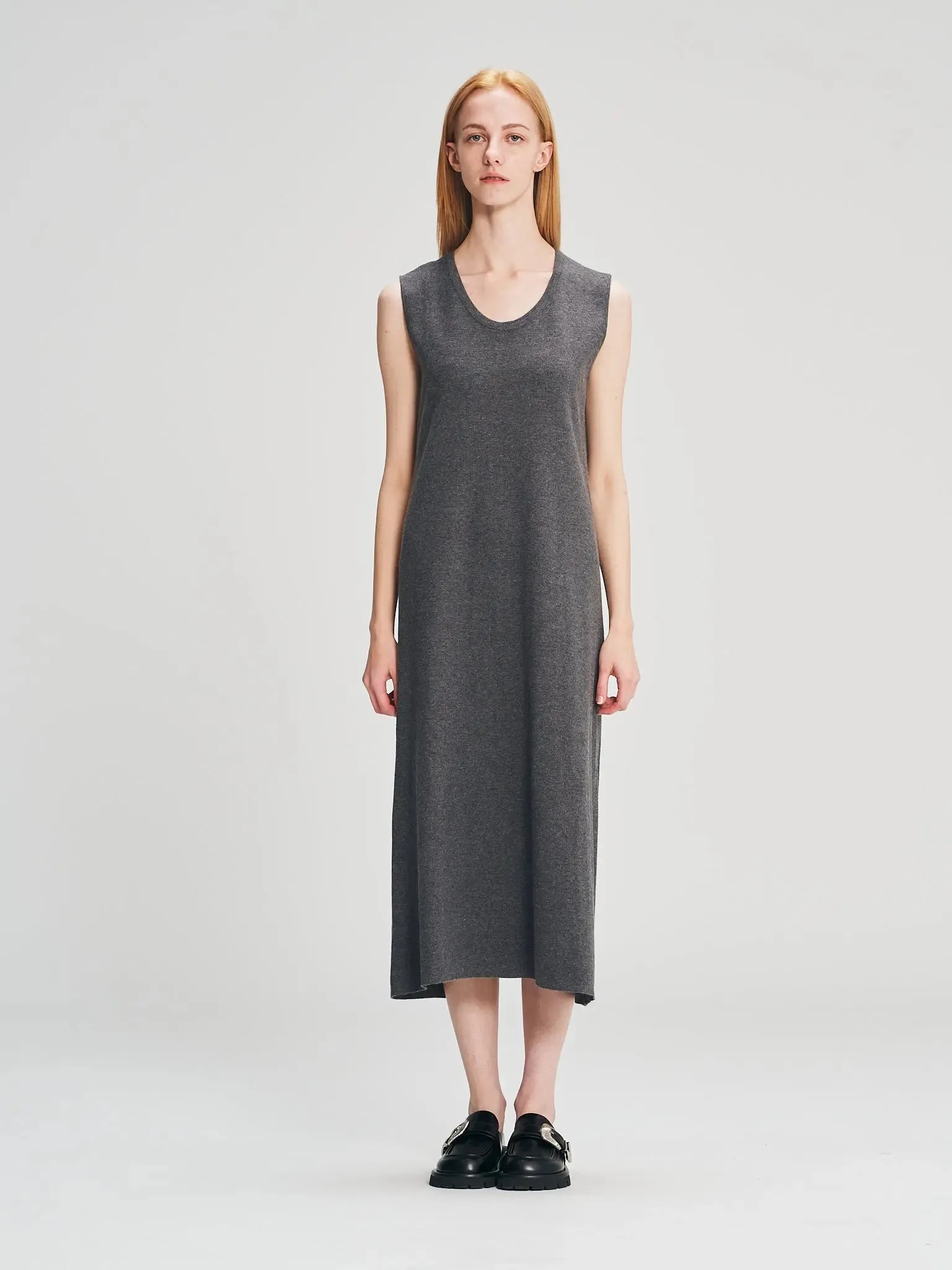 T3075 Long Shift Dress